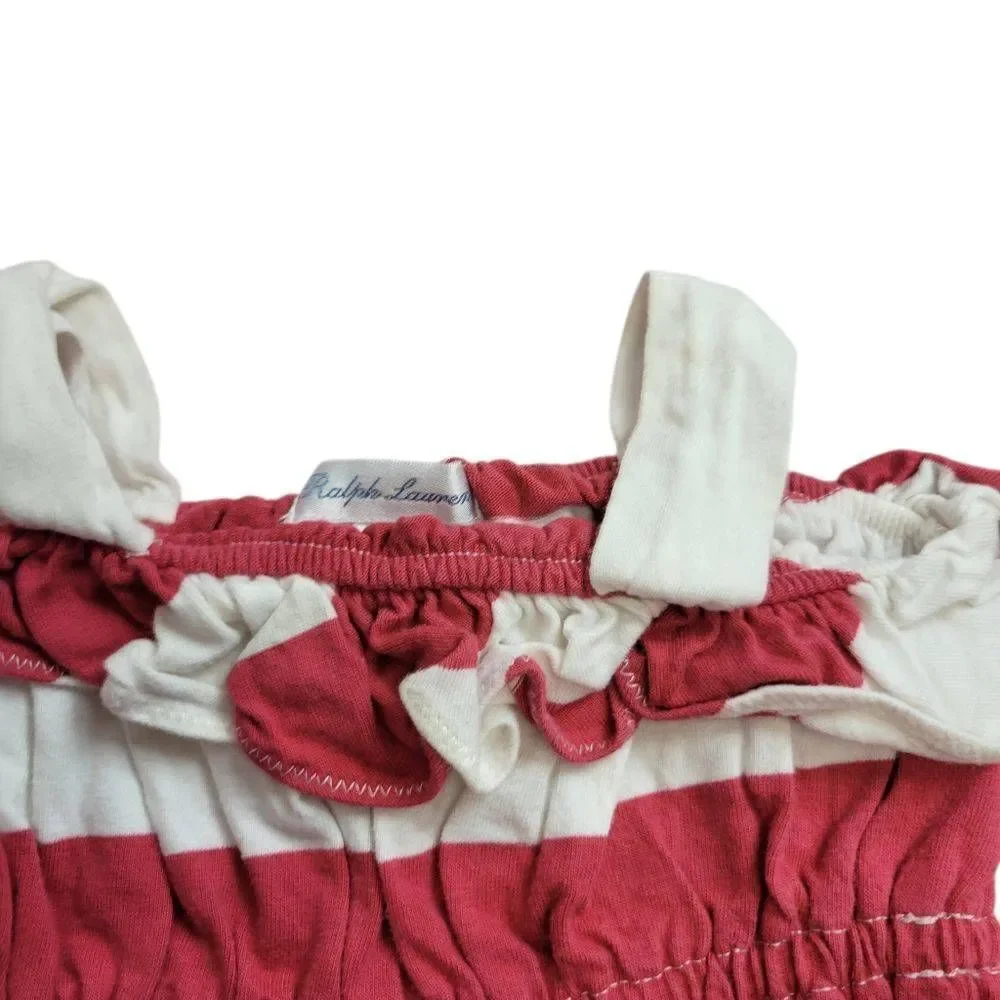Ralph Lauren stripped romper 6mo